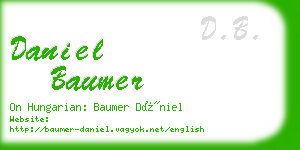 daniel baumer business card